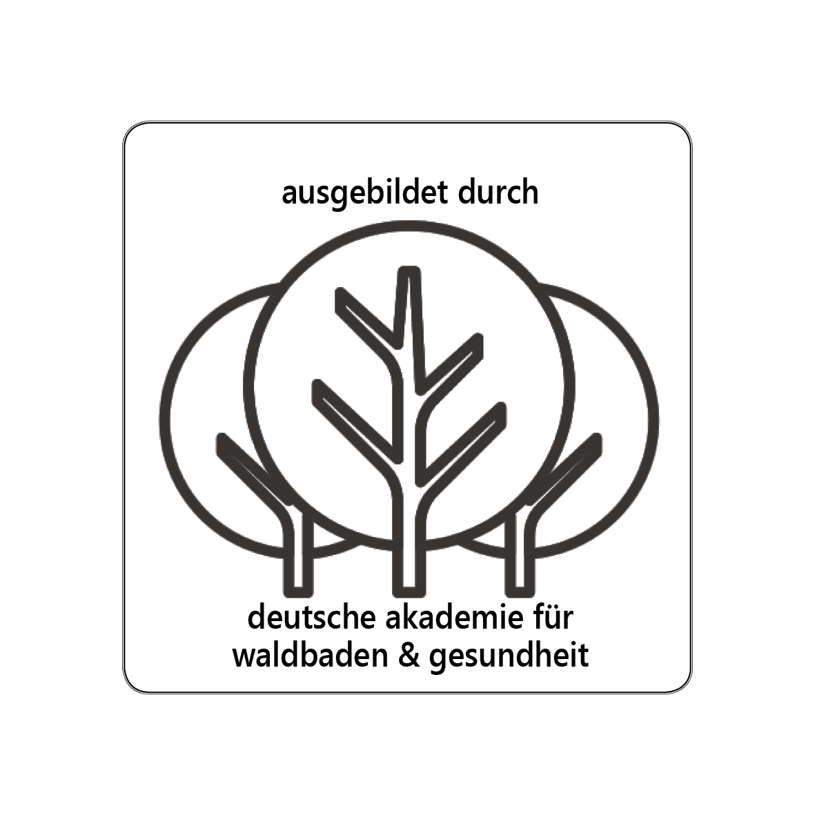 Logo der Waldbadenakademie
